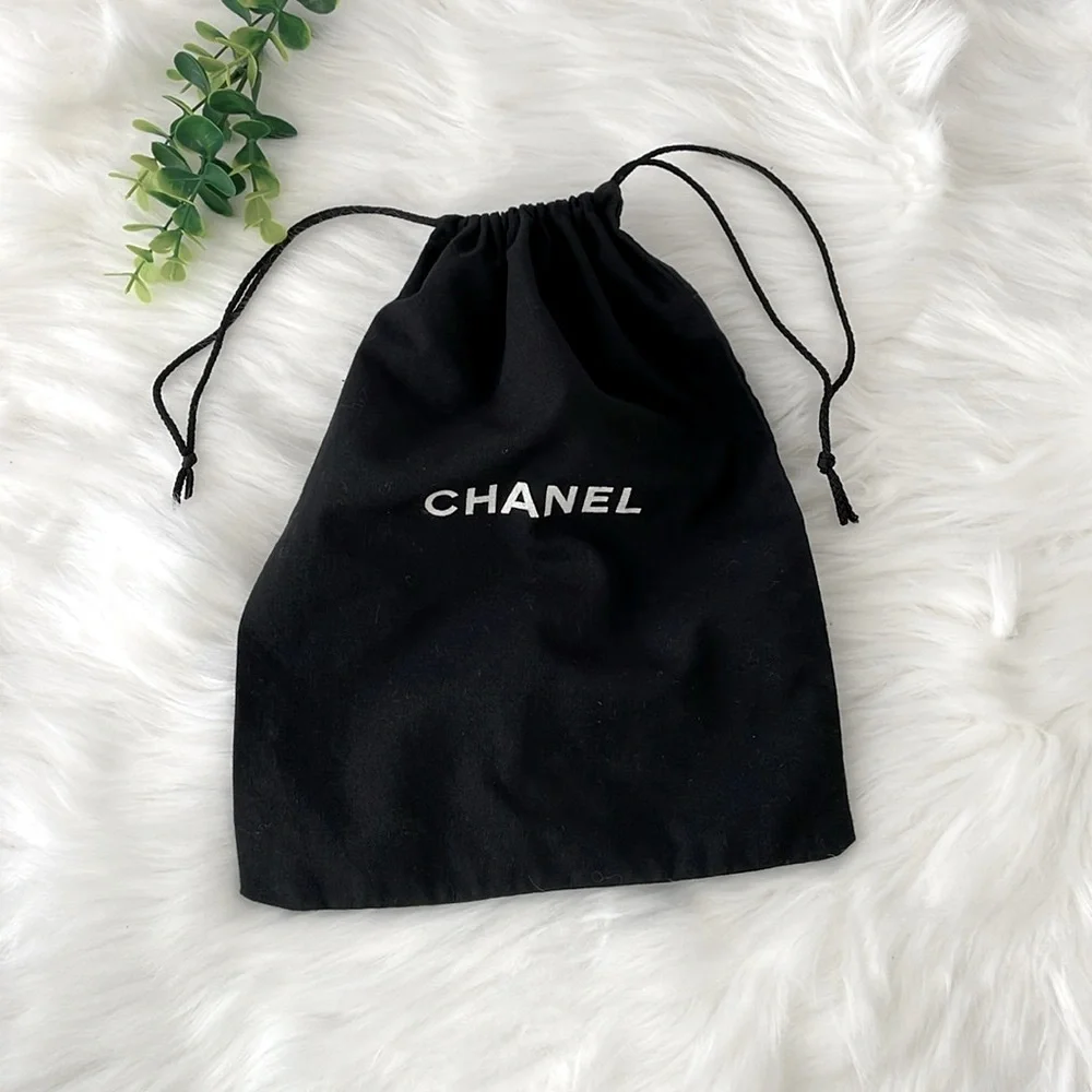 CHANEL‎ Black Drawstring Bag